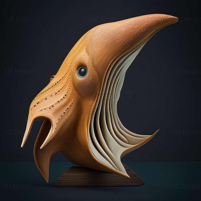 3D model Ornithoteuthis (STL)